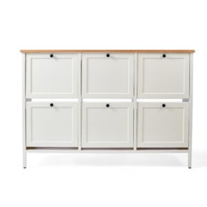 جزامه 6 اماكن تخزين باللون الابيض